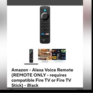 Amazon Alexa Remote - Black